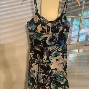 Floral Print Dress with adjustable straps